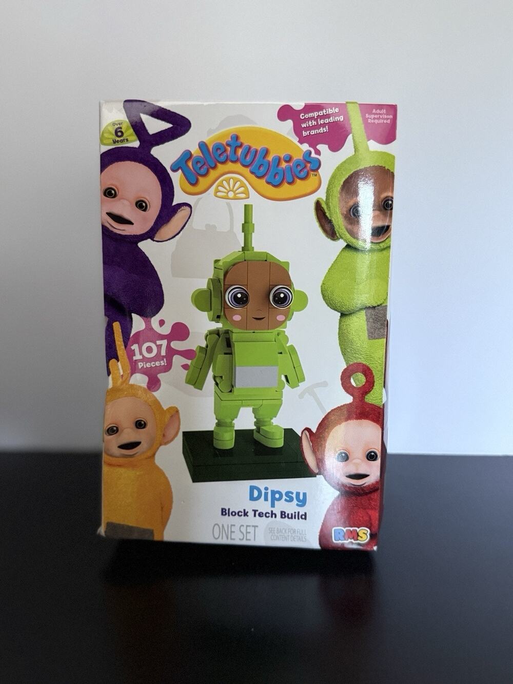 2025 Teletubbies Dipsy Block Tech Build 107 Pc Sealed RMS Compatible Brick Set